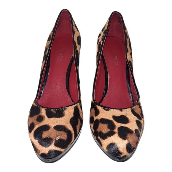 Nine West Leopard Print High Heel Shoes - Picture 2 of 6
